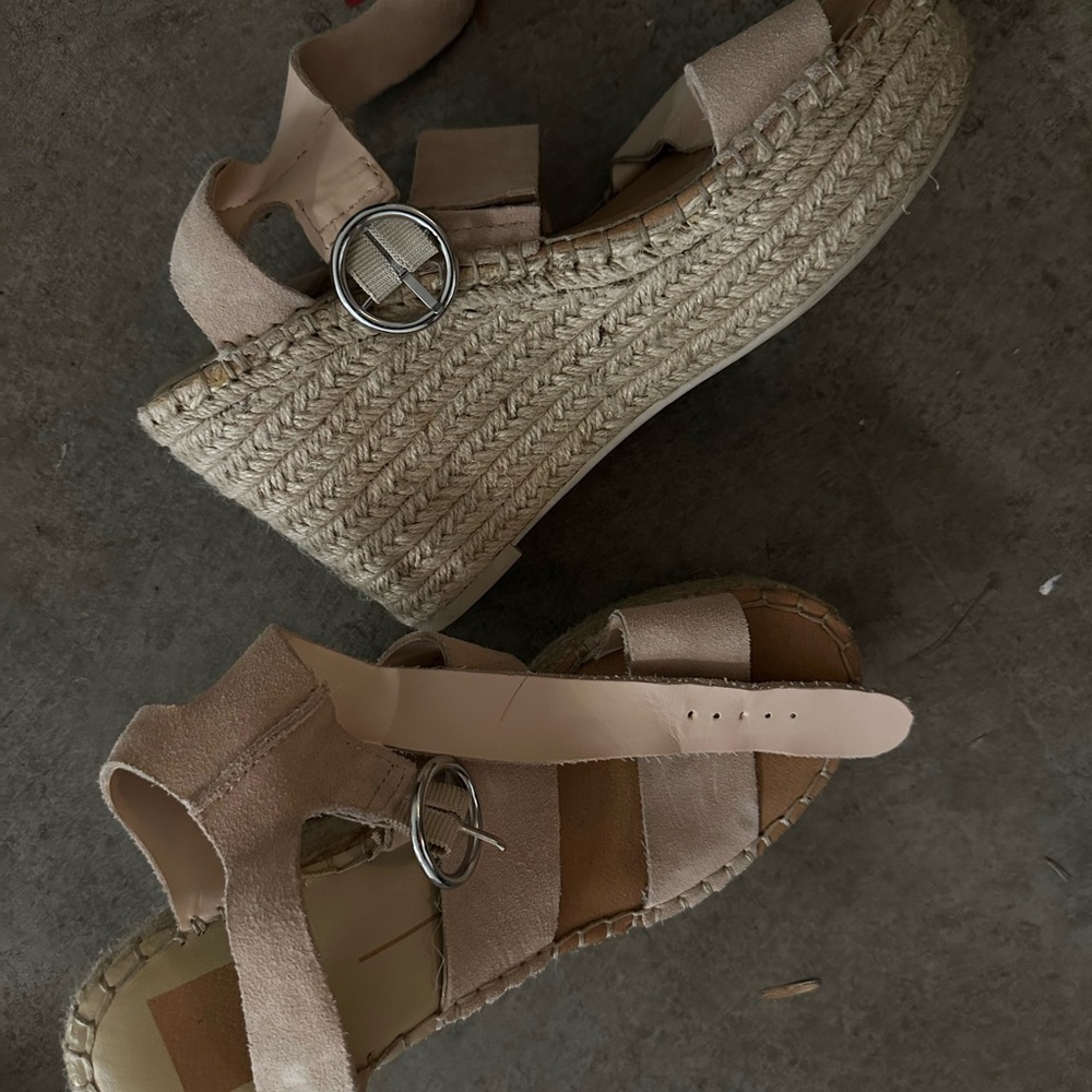 Dolce Vita Blush pink wedges